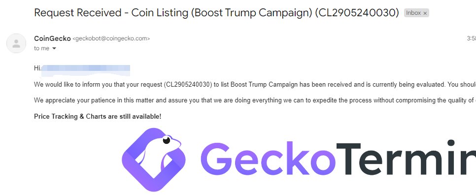 Hello <a href="/coingecko/">CoinGecko</a> !

Do you support Trump too?

Please update $BTC

Ticker: CL2905240030

$MAGA $BTC #TRUMP2024