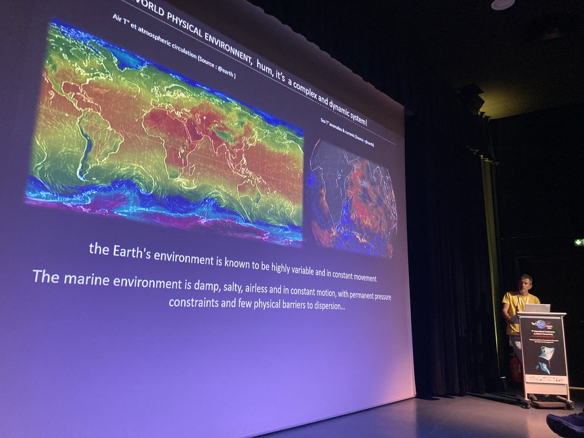 ADarnaude's tweet image. How unraveling species lifetime connectivity can improve management of marine resources &amp;amp; biodiversity… Great talk by Jerome Bourjea from ⁦@umrMARBEC⁩ at the #imarco2024 connectivity conference organized by ⁦@SeaUnicorn2020⁩ under the ⁦@UNOceanDecade⁩ umbrella
