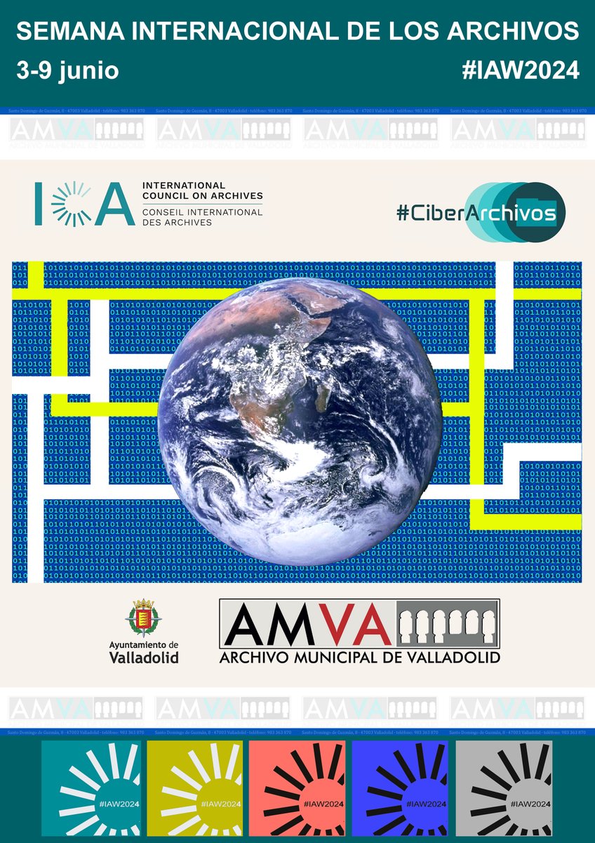 AMVA_VLL's tweet photo. Un año más conmemoramos la Semana Internacional de los Archivos, del 3 al 9 de junio #IAW2024 #CiberArchivos
Aquí tenéis las actividades que os hemos preparado, ¡imprescindible reservar! 👇 https://t.co/JQhMHLMhR2