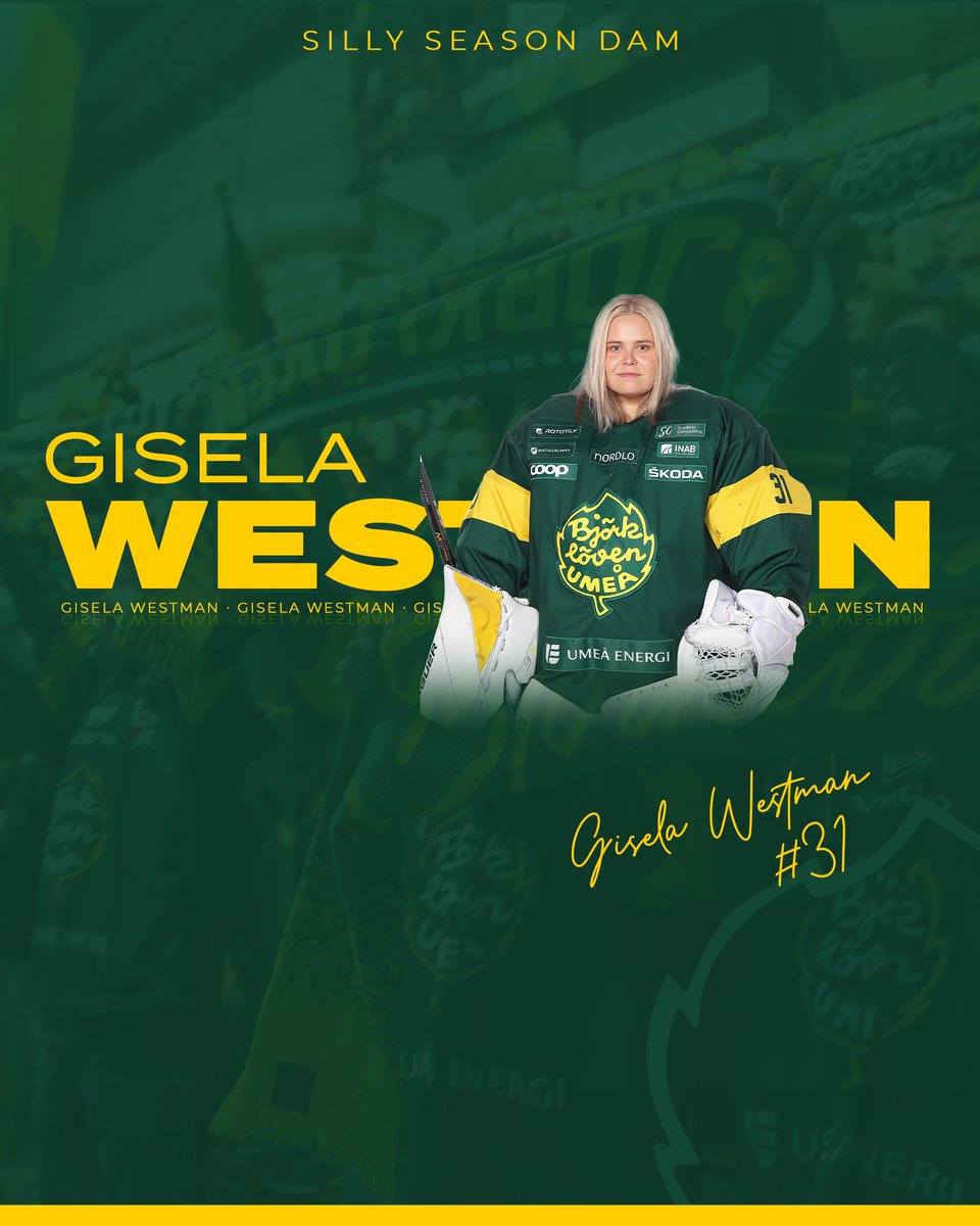 Gisela Westman klar för två nya säsonger i gröngult!