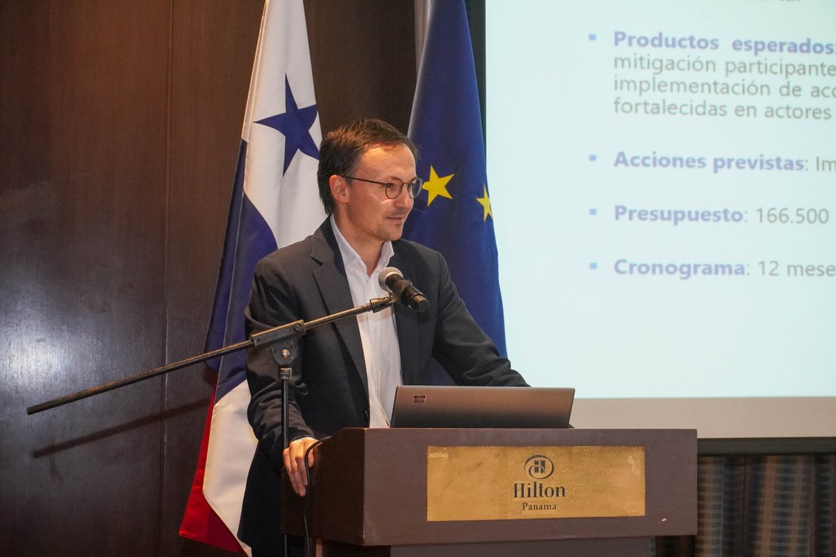 expertisefrance's tweet photo. 🌎♻ En el marco de @EUROCLIMA_UE_AL, Programa insignia de la @UEenPanama sobre biodiversidad y cambio climático, se llevó a cabo el lanzamiento del nuevo Plan de Acción País de Panamá, en apoyo al @MiAmbientePma 

🤝Implementado por @giz_gmbh, @FIIAPP, @AECID_es y Expertise France el Plan de Acción tiene como objetivos prioritarios:

🎯potenciar las finanzas climáticas, la reducción de las vulnerabilidades climáticas en las cuencas hidrográfica delCanal de Panamá

🎯contribuir a la transición energética sostenible del país, fortaleciendo la regulación, planificación e integración de fuentes de energía limpias y renovables.