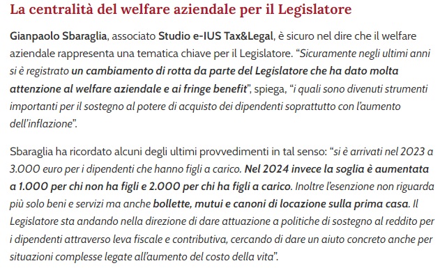 La #Riforma #Fiscale conterrà novità in tema di #tassazione del #lavoro #dipendente e #WelfareAziendale. Ci saranno nuove possibilità per quanto riguarda #mobilità, #solidarietà sociale, #bilateralità, #sanità integrativa e #previdenza complementare 👉 bit.ly/3V36PlS