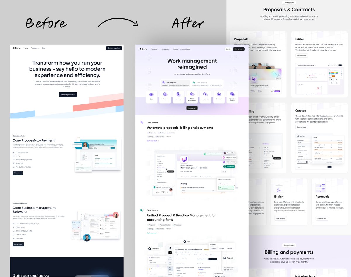 Startups growing crazy fast don't have the best features.

They have:

1. Conversion-optimized design
2. Polished design elements make a huge difference
3. Design and branding consistency
4. Simplified user experience

Nothing fancy

One core feature + optimized design = Sales