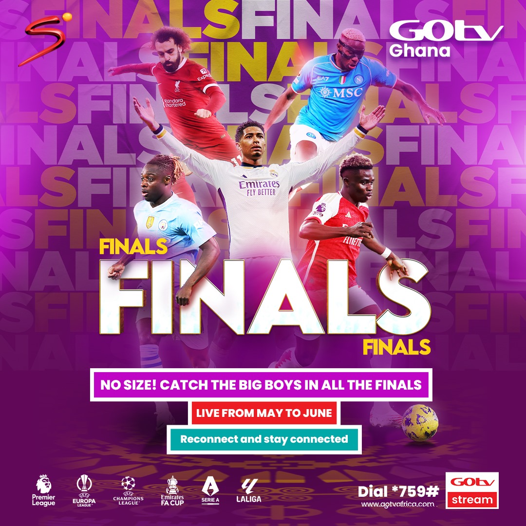 GOtv_Ghana's tweet photo. Enjoy football worth watching on #GOtvGhana, as we go into the business end of the football season. Don't miss out on the best football. Get on #GOtvMax now and don't miss any moment. Visit https://t.co/Q77vBgfMK7 to stay connected. https://t.co/SuHDwfXWV6