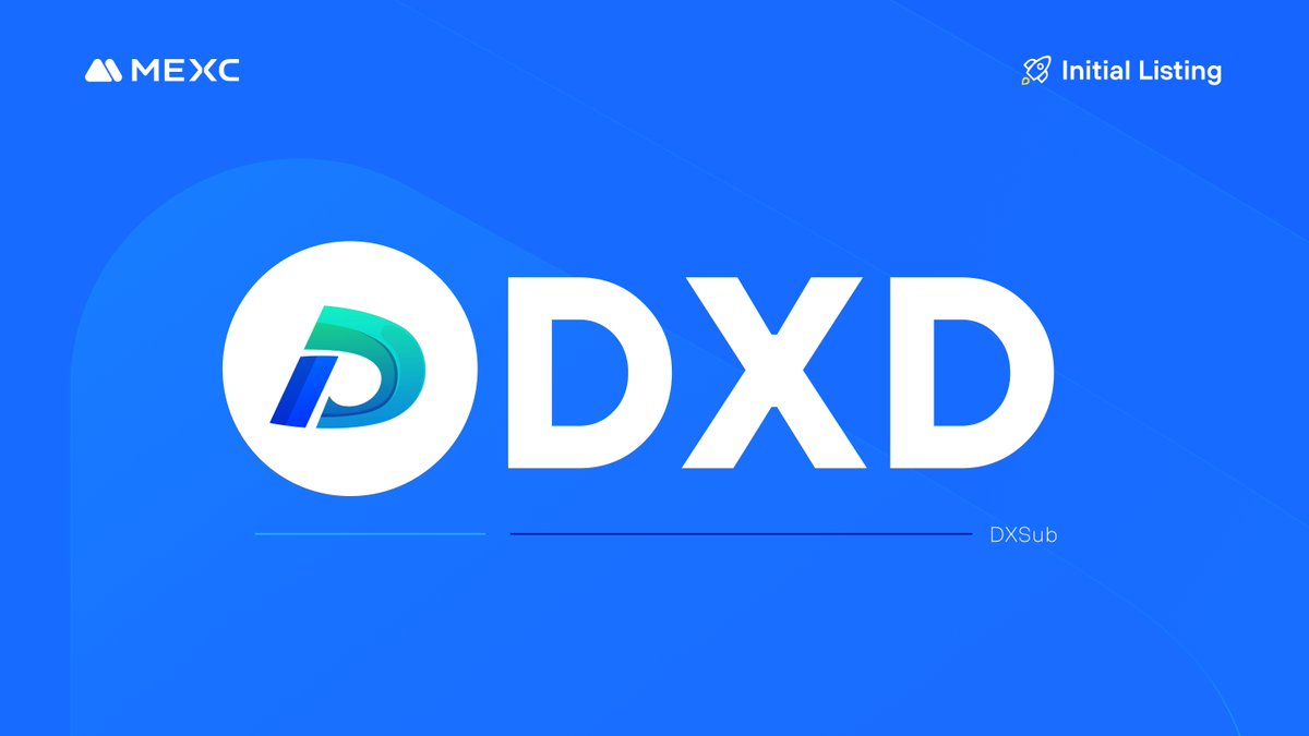 We're thrilled to announce that the @DxSub8 Kickstarter has concluded and $DXD will be listed on #MEXC! 🔹Deposit: Opened 🔹DXD/USDT Trading: 2024-05-29 10:00 (UTC) Details: mexc.com/support/articl…
