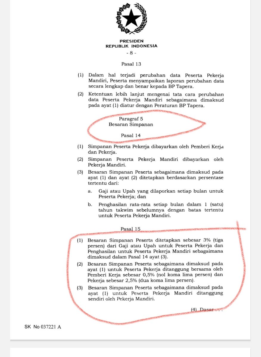 Gini ya warganet, saya tdk dukung-mendukung atau tolak-menolak soal Tapera. Soal Presiden terbitkan PP 21/2024 pun tidak. Saya ini hanya akan dukung kalau Presiden @jokowi segera terbitkan Perppu Perampasan Aset. Saya hanya menceritakan kembali fakta yg sebenar2nya. Kalau