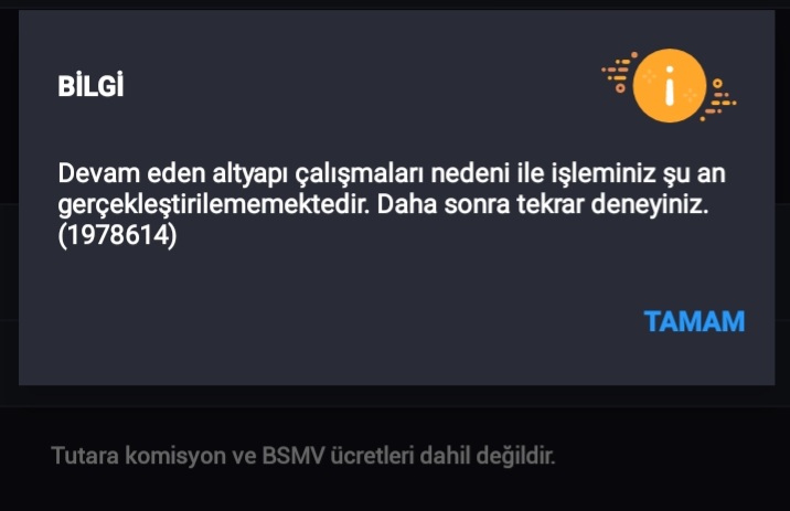 #isbankası altyapı çalışması nedeni ile işlem yapamıyoruz, zararımı kim karşılacak #bist100 #borsa #bist30 @isbankasi