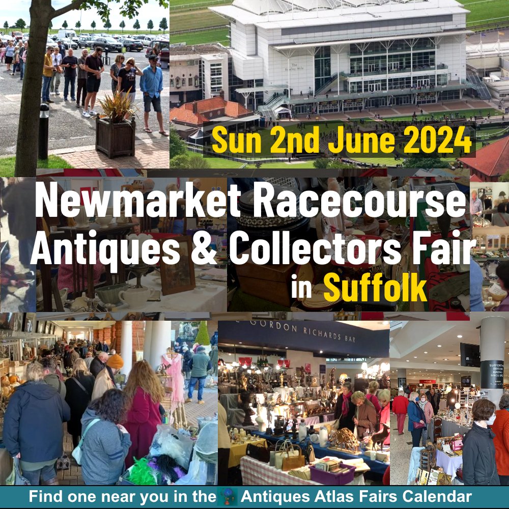 2nd June Newmarket Antiques & Collectors Fair 28th January antiques-atlas.com/antique_fair/n… With over 200 stalls and up to 50 outside dealers #newmarket In #SuffolkFrom Associated Collectors Events #antiques #antiquefair #vintagefair #collectorsfair #antiquesfair #vintagefairs