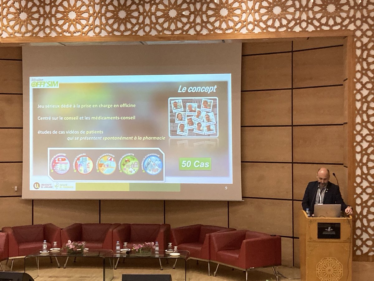 Francois Devred (@francois_devred) on Twitter photo Jour 2 de la #Cidpharmef avec une première session sur les jeux sérieux : Mission OFFI’SIM et Super Hemo
@univamu
<a href="/doyenspharma/">Conf Doyens Pharmacie</a> <a href="/auf_org/">AUF</a> <a href="/um5rabat/">Université Mohammed V de Rabat</a> <a href="/UIASS2/">UIASS</a> <a href="/facpharmarseill/">facpharmarseille</a> Jour 2 de la #Cidpharmef avec une première session sur les jeux sérieux : Mission OFFI’SIM et Super Hemo
@univamu
<a href="/doyenspharma/">Conf Doyens Pharmacie</a> <a href="/auf_org/">AUF</a> <a href="/um5rabat/">Université Mohammed V de Rabat</a> <a href="/UIASS2/">UIASS</a> <a href="/facpharmarseill/">facpharmarseille</a>