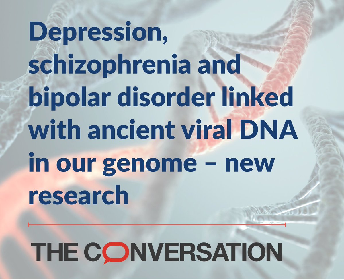 '@KingsIoPPN researchers  Dr Tim Powell @powell_tim_r and Dr Rodrigo Duarte @3RDuarte join Prof Douglas Nixon to discuss their new study into ancient viral DNA sequences known as HERVs, and psychiatric disorders: maudsleybrc.nihr.ac.uk/posts/2024/may… @ConversationUK