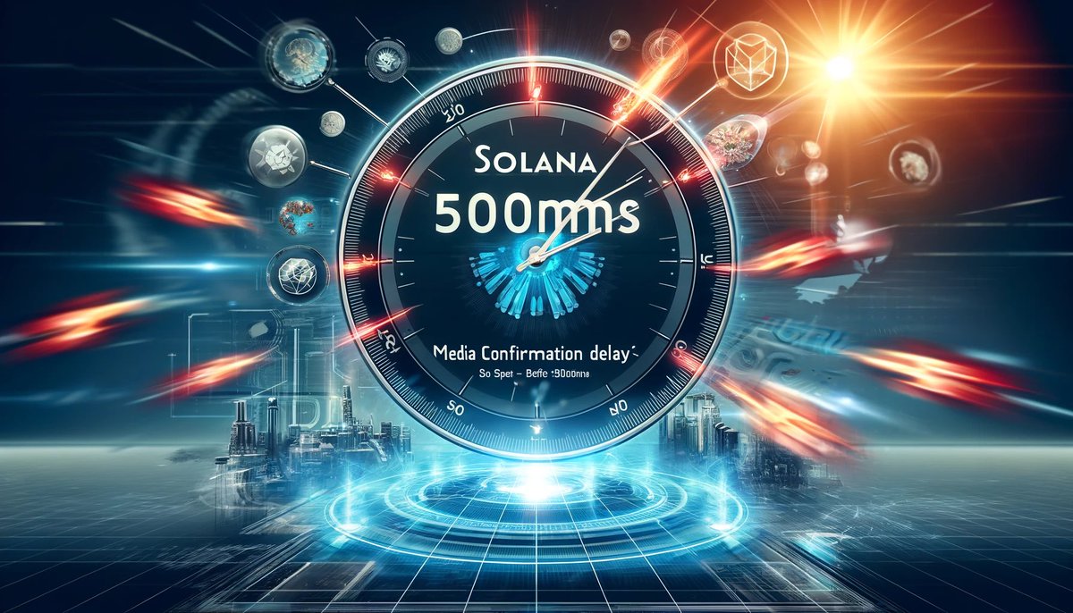 💰 #Solana Labs co-founder reveals Solana's median confirmation delay is just 500ms! 🚀

From sending transactions to block producers to finalizing votes, the process takes around 500ms. Depending on transaction position, delays range from 300 to 700ms. ⚡️

#Crypto #blockchain