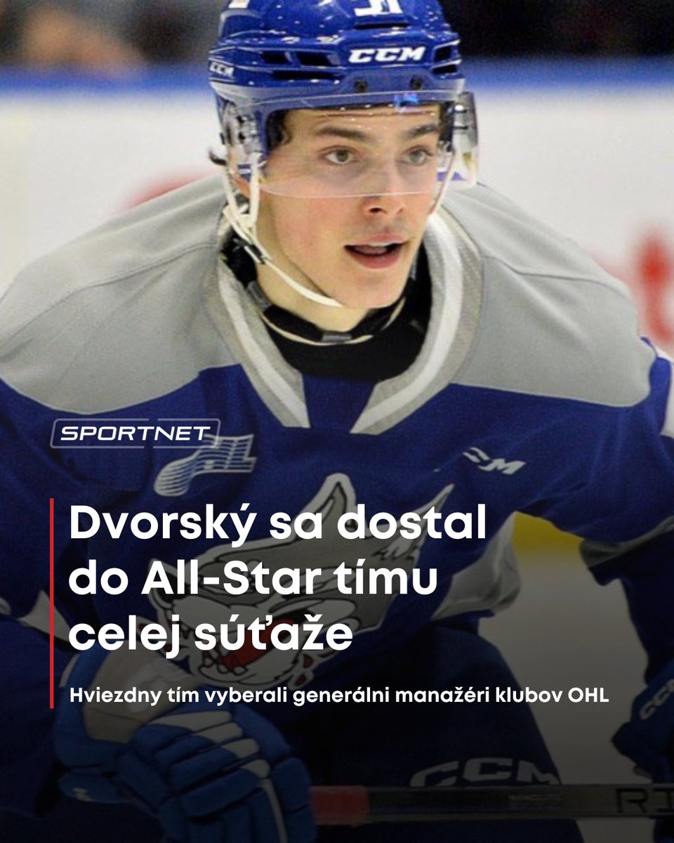 🏒Juniorská Ontario Hockey League (OHL) zverejnila All-Star tím za sezónu 2023/2024.

🔊Viac sa dozviete tu▶️ sportnet.sme.sk/spravy/hokej-d…

📸X

#sportnet #hokej #ohl #sudburywolves #dalibordvorsky #dvorsky