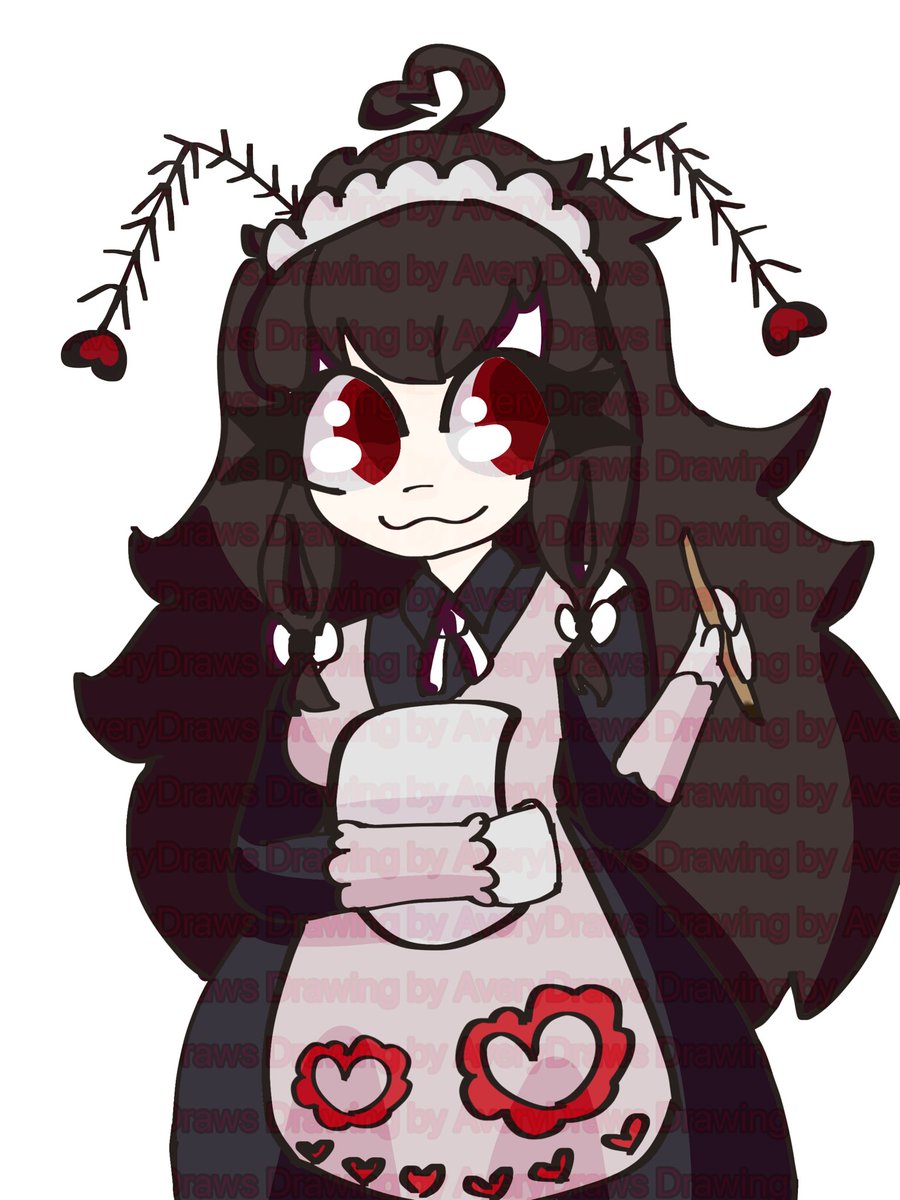 Avery_Belk2023's tweet image. @MaidMoth 

Here’s my drawing of your character! 💖💖