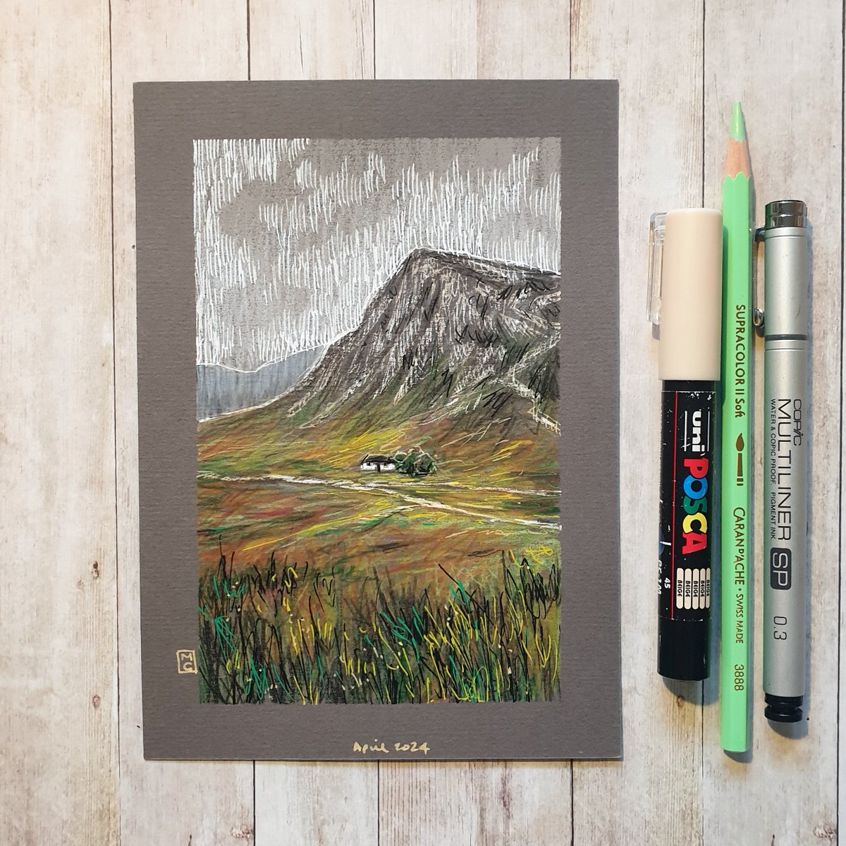 'Sigh, wind in the pine; River, weep as you flow; Terrible things were done Long, long ago.' from 'Glencoe' by Douglas Alexander Stewart My drawing is available... theweeowlart.etsy.com/listing/172318… #Landscape #Glencoe #Scotland #Mountains #Highlands #OriginalArt #drawing #artwork #art