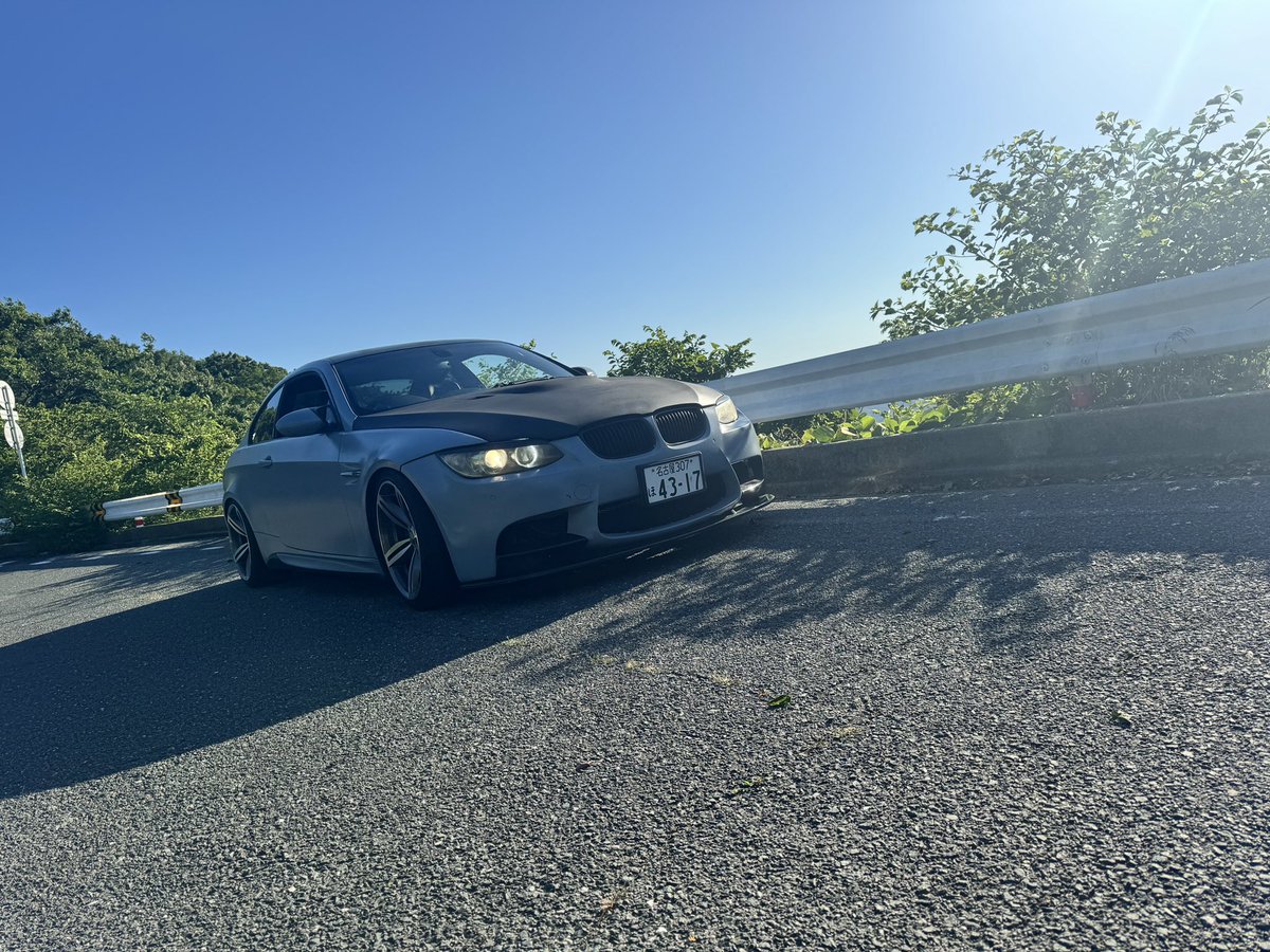 M3意外と重さ感じんしV8気もちぃ🥰