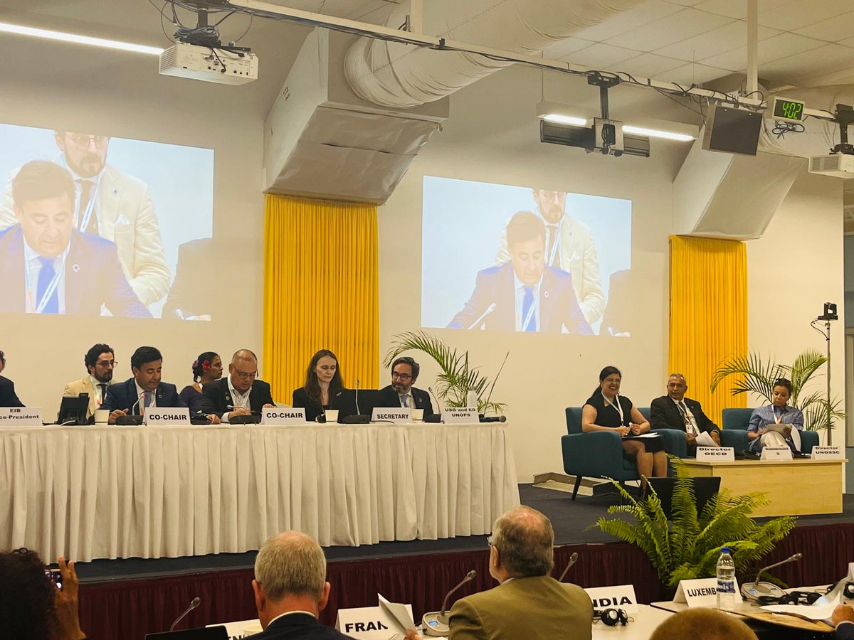 🇵🇹 was honoured to co-chair #SIDS4 interactive dialogue on financing and aid effectiveness, with Cook Islands🇨🇰. Today's discussion, including a diverse set of panelists and fire-side speakers, must continue to inform reflections on road to #FFD4. The need for reform is now.