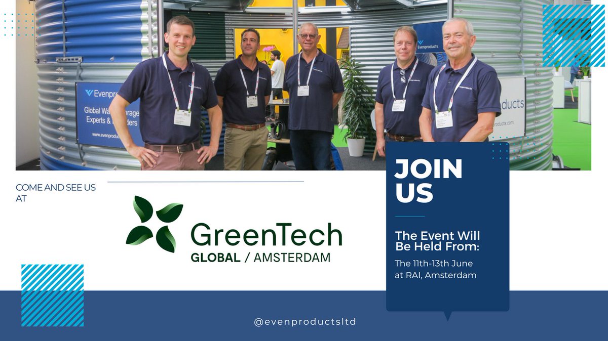 🌿 Join Evenproducts Ltd at the GreenTech Exhibition at the RAI in Amsterdam this June! 🌿
🛠️ Stand: 01.355
Get your FREE ticket to GreenTech 2024 now! Grab Your Free Ticket Here!
We look forward to seeing you there! 🚀
#GreenTech2024 #Horticulture