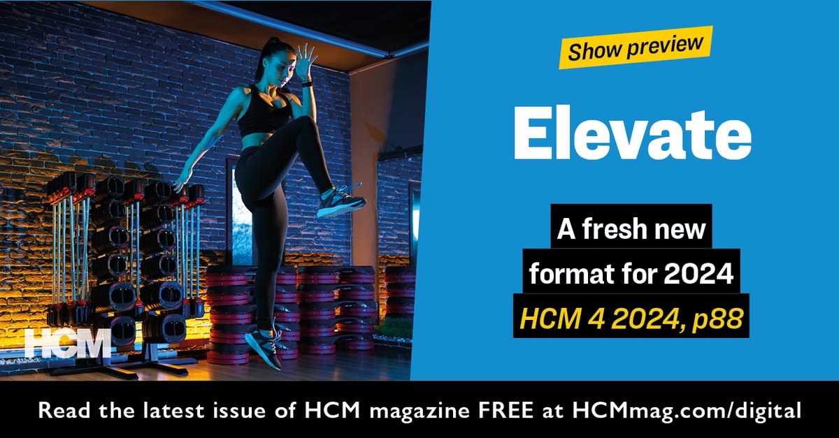 Show preview: Get Elevated 

The #Elevate trade show and conference comes to London next month - <a href="/HCMmag/">HCM magazine</a> gives the low down on what to look out for:

healthclubmanagement.co.uk/health-club-ma…  

#fitnessindustry #events