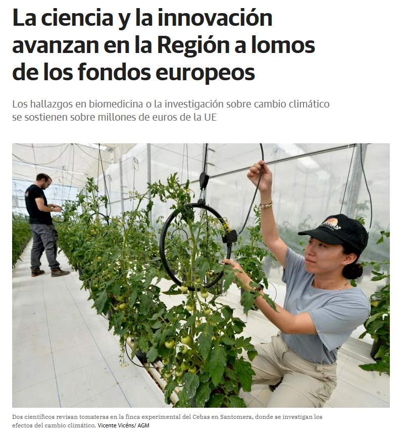 Darkwin_eu's tweet photo. 💡 We are in the newspaper!

👩‍🔬 Thanks to La Verdad for sharing the research being done in Spain. 

Link 👇 
https://t.co/2hrvVOk4ka https://t.co/uvc3AKnybI