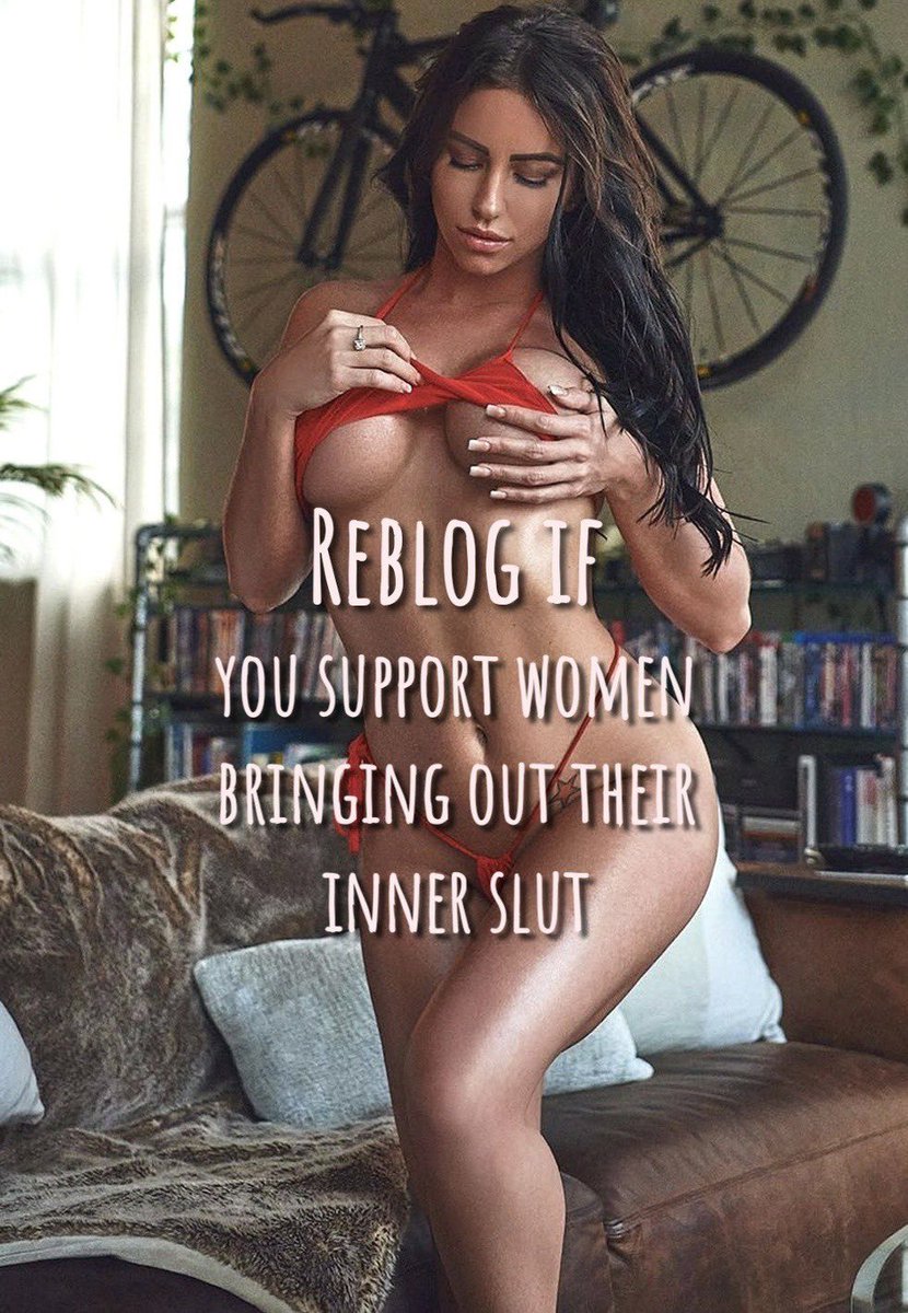 Every woman has an inner slut but society makes us keep her hidden. Live your best life behind closed doors #hotwife