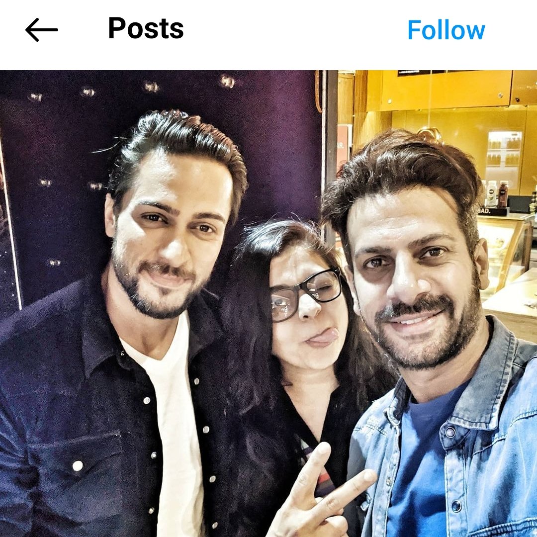 So #ShalinBhanot knows #KaranveerMehra since very long! They also follow each other on Instagram since long! Excited to watch this combo! 😇 #ShalinKiSena #ShalinInKKK14 #KhatronKeKhiladi14