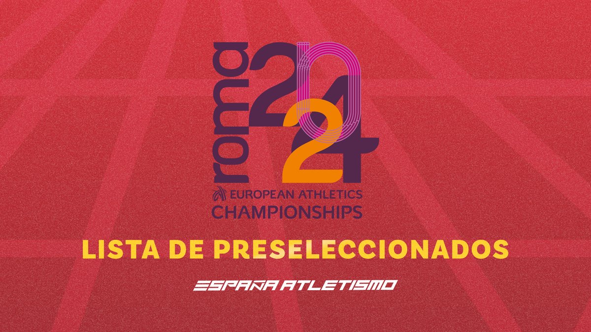 🚨  #EspañaAtletismo para @earoma2024 

⏰A las 11:00, el seleccionador 🇪🇸, José Peiró, dará a conocer la lista de atletas preseleccionados

Puedes seguir la rueda de prensa en directo 📺 bit.ly/4dSvJgR