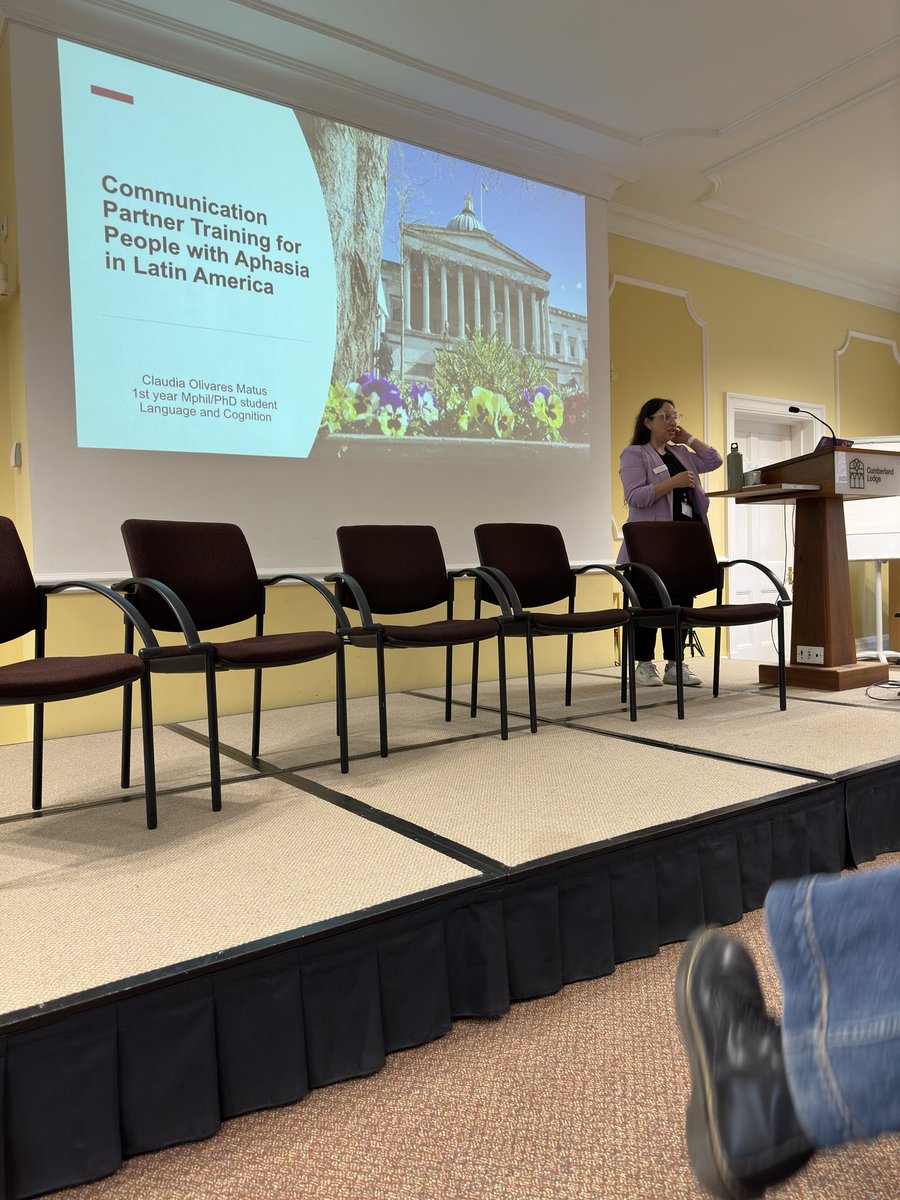 Claudia Olivares Matus (@clau_om) on Twitter photo Happy to have the opportunity to present the progress of my first 8 months of PhD at the UCL Division of Psychology and Language Sciences Conference. Special thanks to my wonderful supervisors <a href="/BCAphasia/">Better Conversations Lab</a> and <a href="/volkmer_anna/">Dr Anna Volkmer</a>
<a href="/PaLSPPG/">UCL PaLS PPG</a> Happy to have the opportunity to present the progress of my first 8 months of PhD at the UCL Division of Psychology and Language Sciences Conference. Special thanks to my wonderful supervisors <a href="/BCAphasia/">Better Conversations Lab</a> and <a href="/volkmer_anna/">Dr Anna Volkmer</a>
<a href="/PaLSPPG/">UCL PaLS PPG</a>