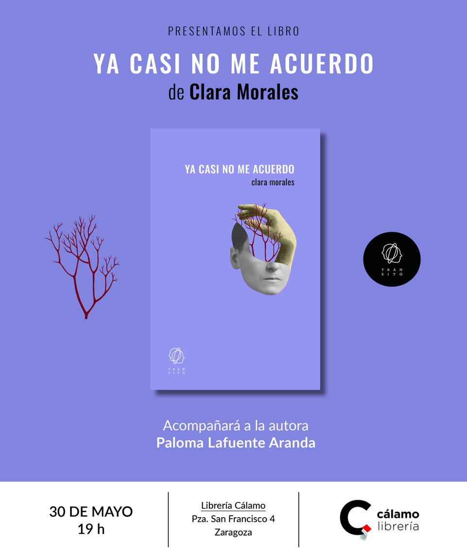 💜El jueves a las 19.00h💜 @claramoralesf @transito_libros @libreriasdezgz @LibreriasCEGAL