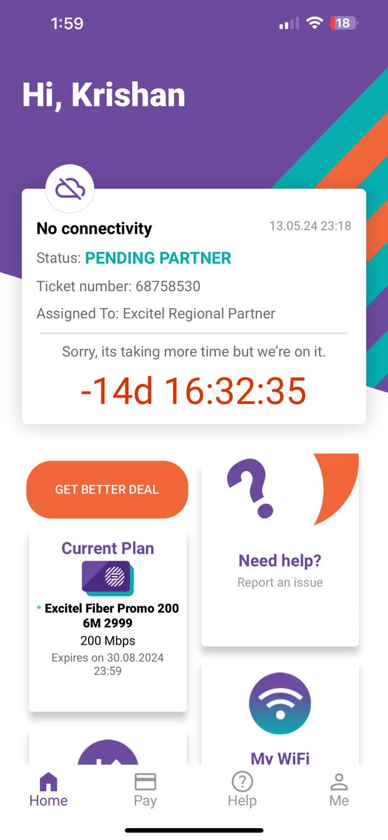 KrishhPratap's tweet image. I've been waiting for 14-15 days with no resolution. This company is failing to provide service and just making false promises. I want a refund for the unused months, and I'll be filing a complaint. #PoorService #CustomerComplaint #RefundRequest 
@excitel_rocks @VivekRaina_1