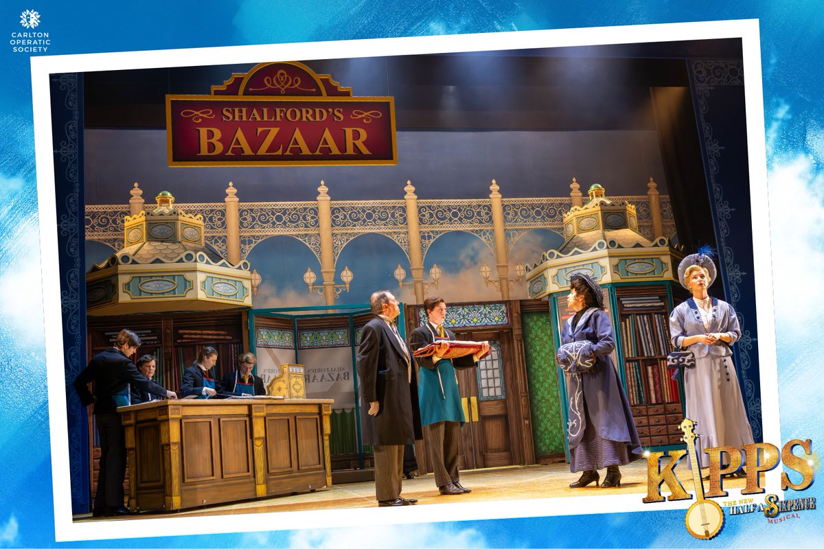 EM_Theatre's tweet photo. 5* review for @CarltonOperatic Kipps musical @RoyalNottingham https://t.co/N2OQrzOAe5 reviewer @JamesJordan2022 Lu Anthony is quite simply stunning in the role of Arthur 'Artie' Kipps, investing Kipps with a cheeky smile and loveable disposition. @whatsonnotts https://t.co/C4II2GaC20