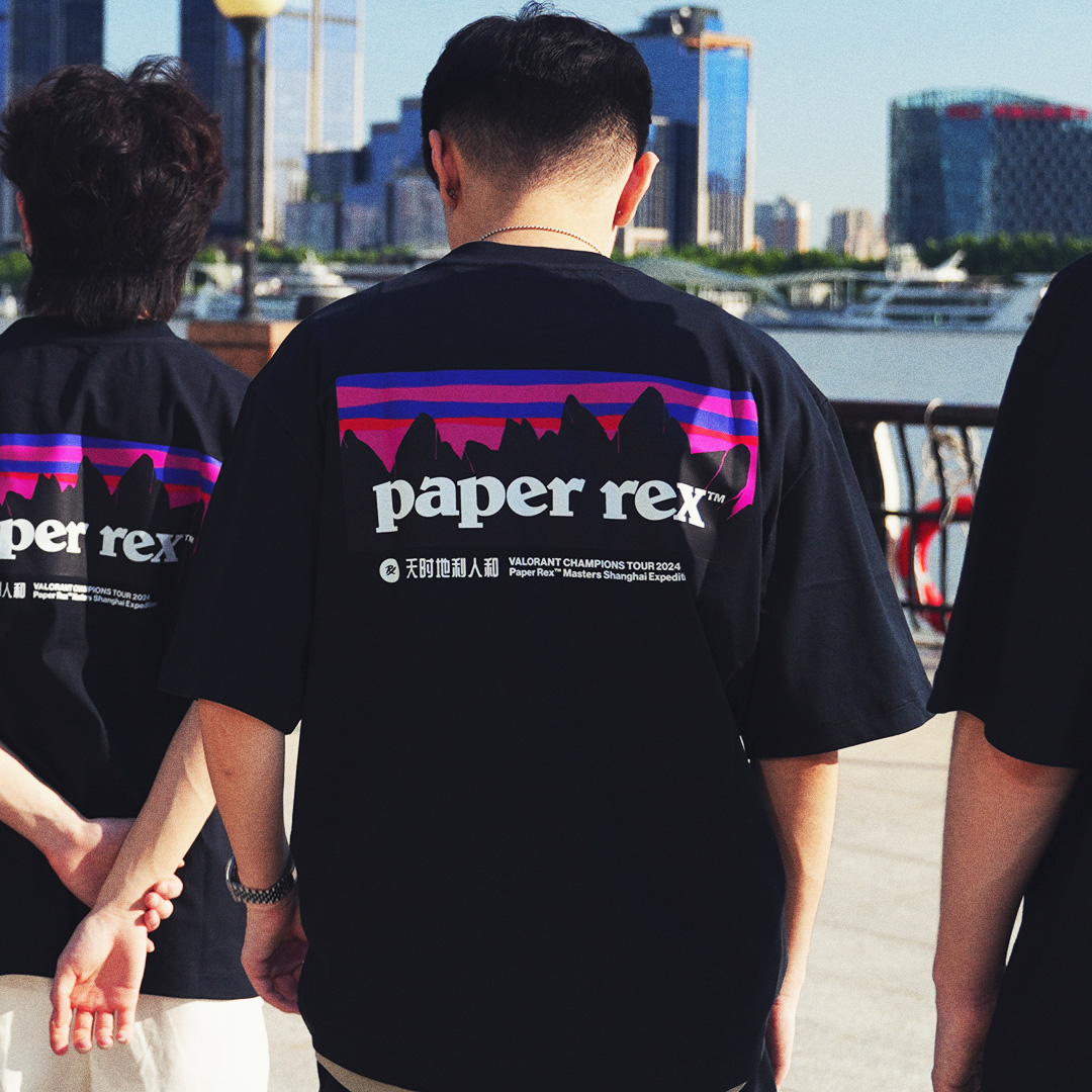 PRXマスターズ上海Tシャツ paper rex PRXマスターズ上海Tシャツ paper
