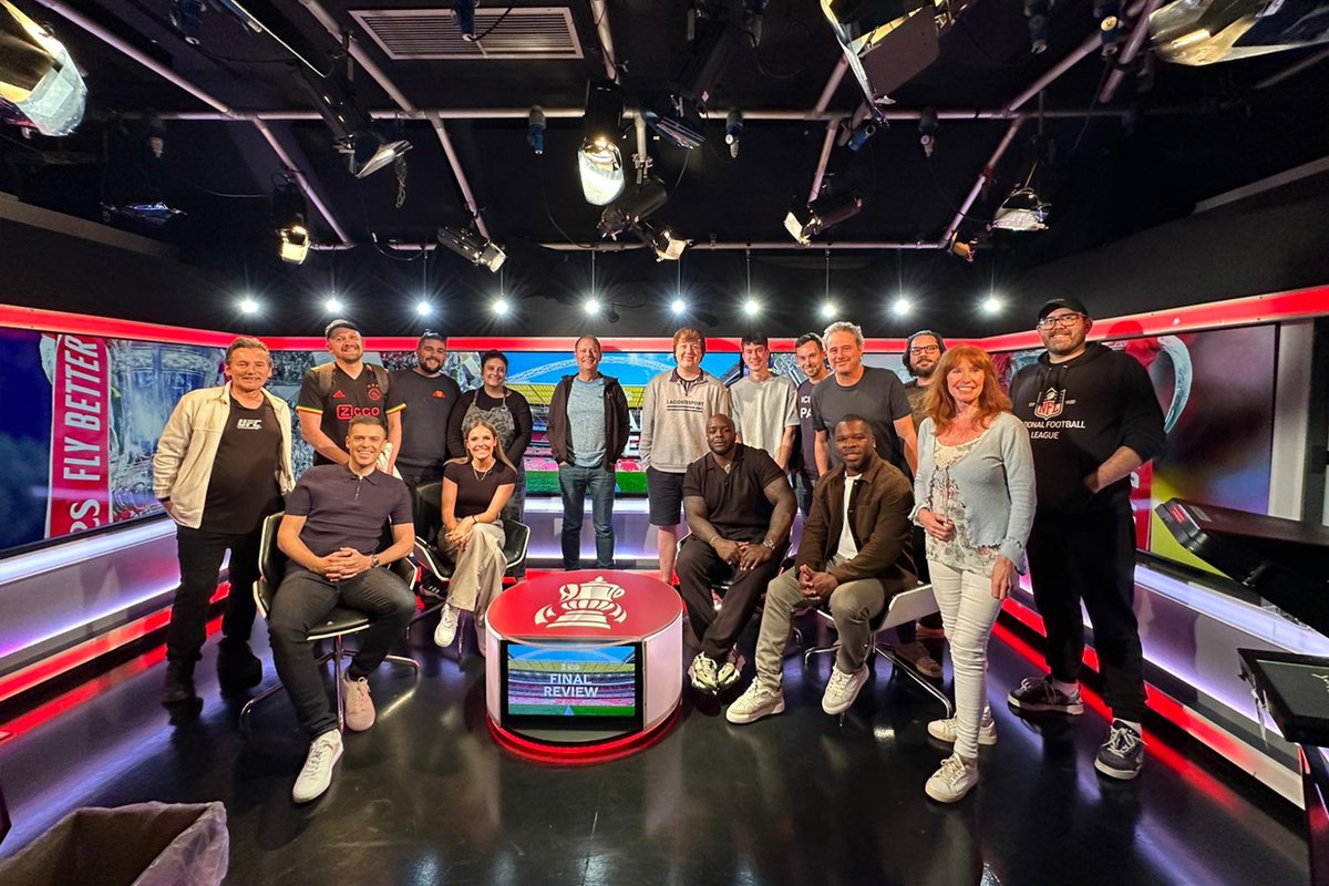 We wrapped up the @EmiratesFACup season with the final FA Cup Review Show, filmed at our studio in London.

#CaptureCraftCreate #EmiratesFACup #ProductionCentre #ProductionContent #WorldFeed #Studio #LiveCoverage #Production #MediaServicesFacilities