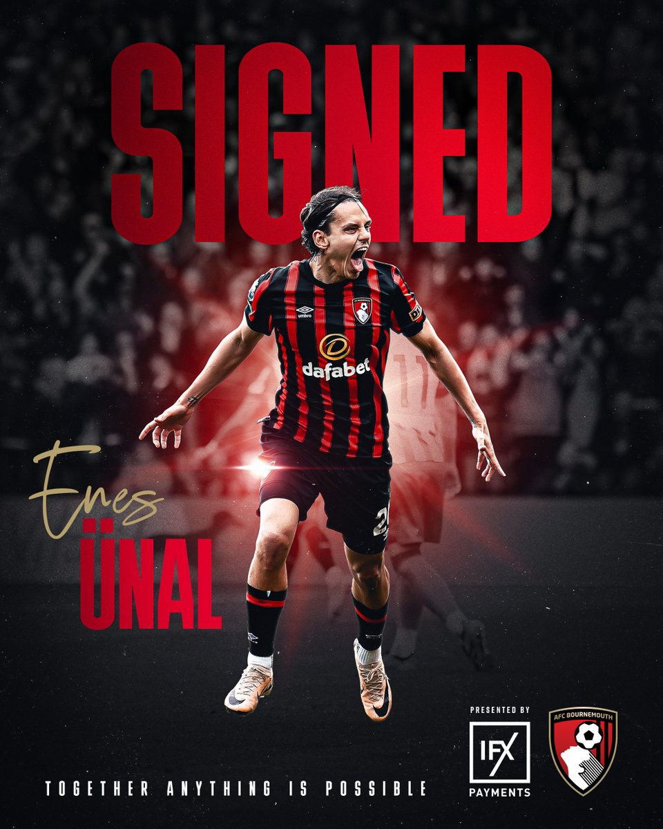 He's OÜRS 🇹🇷

After a successful loan spell, we can confirm Enes Ünal has signed a four-year contract at #afcb ❤️