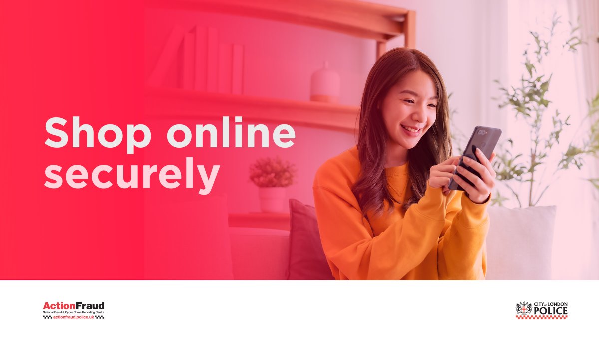 🛍️Doing some online shopping? 💳Use a credit card when shopping online. Most major credit card providers will protect online purchases against fraud. 🔗For more top tips on how to shop online safely, visit actionfraud.police.uk/onlineshopping