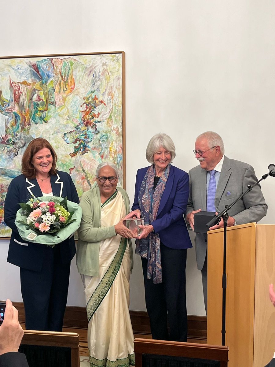 Congratulations to Trupti Mehta on receiving the Walter Scheel Award in Germany! Your dedication to tribal communities in Gujarat through ARCH's work is inspiring. Honored to meet Bundespräsident Horst Köhler &amp; esteemed guests. Watch Trupti's Journey: youtu.be/26SuBwNQQrU
