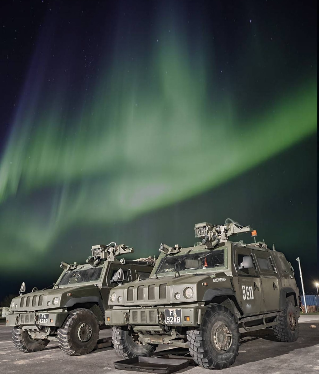 After a tough few weeks on exercise our vehicles rest for a moment of peace under Estonia's beautiful night sky. Ready for whatever comes next @kaitseministeerium @keitsevagi @ukinestonia @UKNATO @nato @defenceops #eesti #estonia🇪🇪 #strongertogether #allies #kevadtorm
