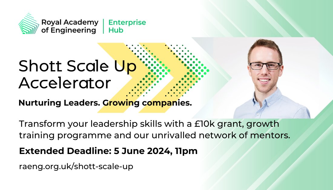 Exciting News: We've extended the deadline. We know running a tech start-up is a full-on job, so we’re giving you more time to apply for the #ShottScaleUp Accelerator. If you’re ready to take your business to the next level, apply here: bit.ly/3R47mDb #TechStartups