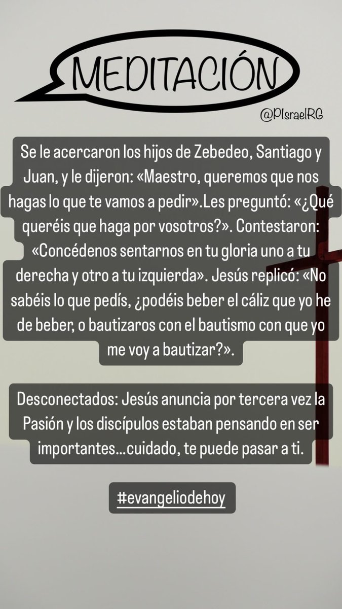 Meditación👇🏻🙏🏻. #EvangelioDelDía #EvangelioDeHoy