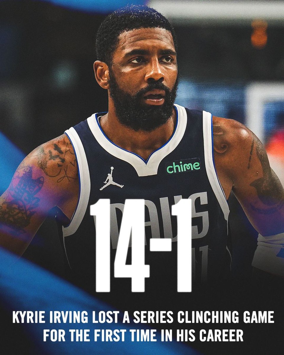 An unreal run for Kyrie in clinching games comes to an end 😅 On to Game 5 🍿