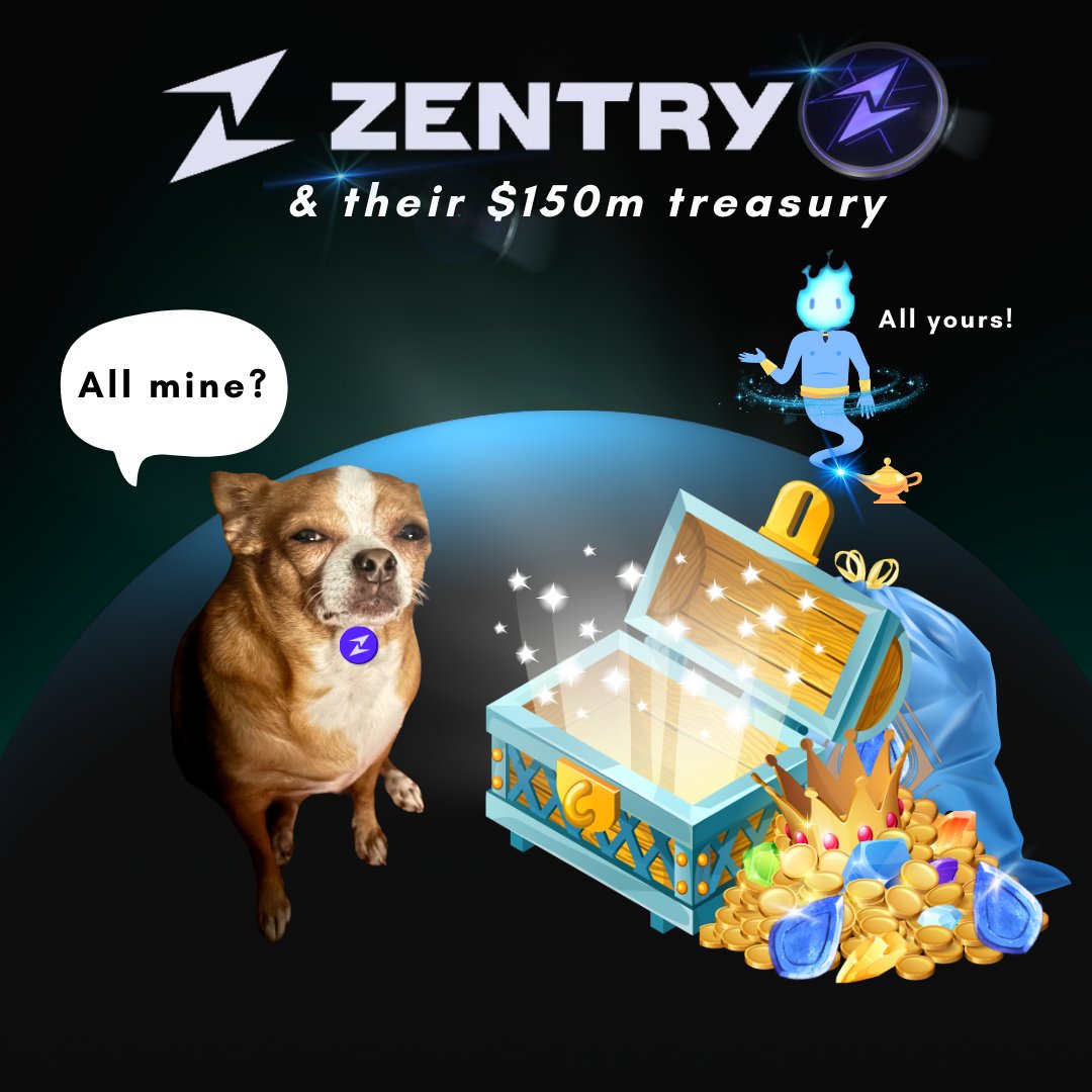 ⚡️ Zentry & their Treasury Holdings of total $150 million! Keep on Farming $ZENT with Quality guys!
 
 #Zentry #ZentryMeme @ZentryHQ ✨