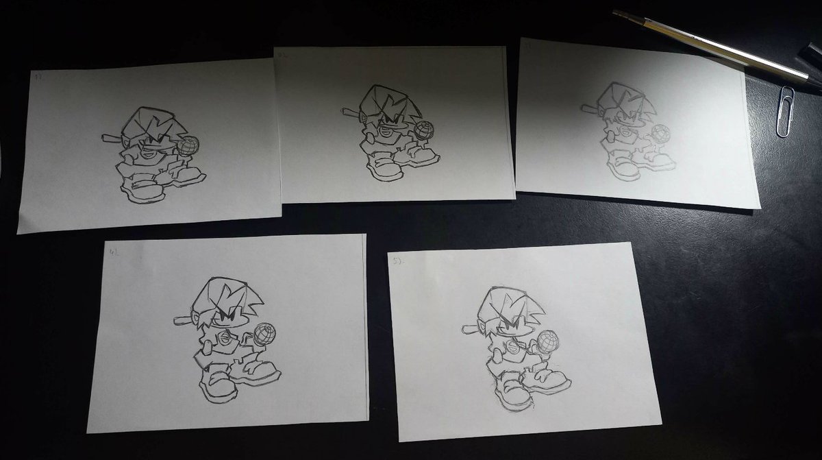 SoihanP's tweet image. Boyfriend but in traditional animation