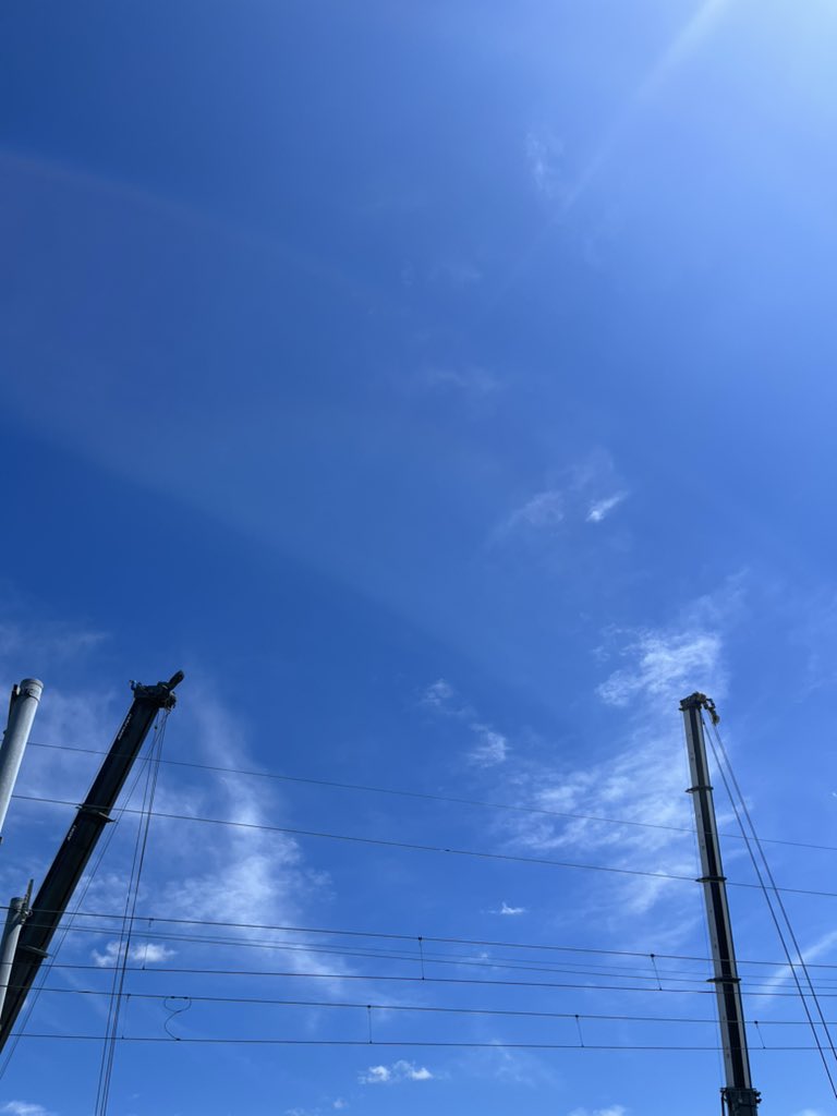 嵐から一転夏空〜☀️