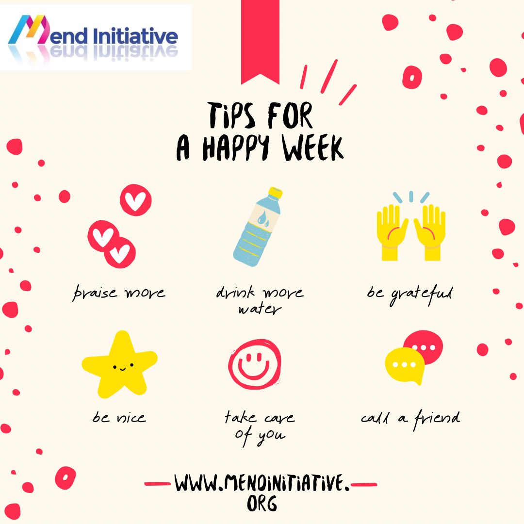 MendInitiative's tweet photo. Hey there! Just a friendly reminder that you’re halfway through the week. Keep pushing through, you’re doing great! Remember to take some time for yourself and recharge. You’ve got this.#midweekpositivity https://t.co/D8O0Q0dBXV