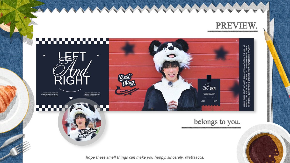 Haiii! Aku open titipan untuk layout "Left-Right" ini! Yang mau nitip (wajib diklaim ya) bisa reply atau dm buat fc-nya. Harganya cek di alt ya. Thank you! :3

help repost ya k1k1 xoxo

#zonauang