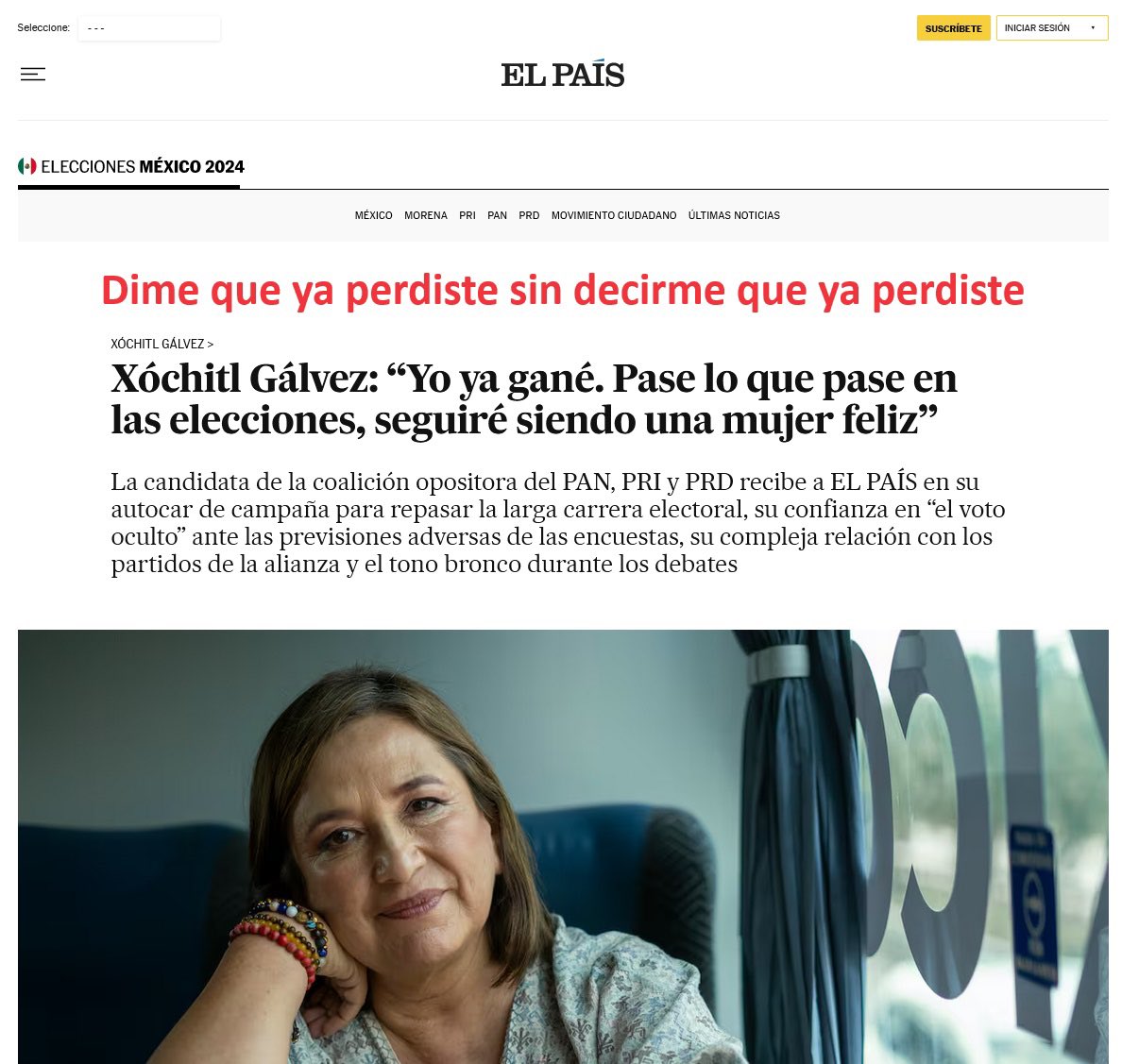 No, doña corrupta, miserable y repugnante @XochitlGalvez ¡No mientas, no eres feliz! La gente feliz no roba, no hace transas, no es tramposa ni fraudulenta. La gente feliz no miente, no engaña, no hace el mal a su pueblo. La gente feliz es buena, solidaria, consciente y ..