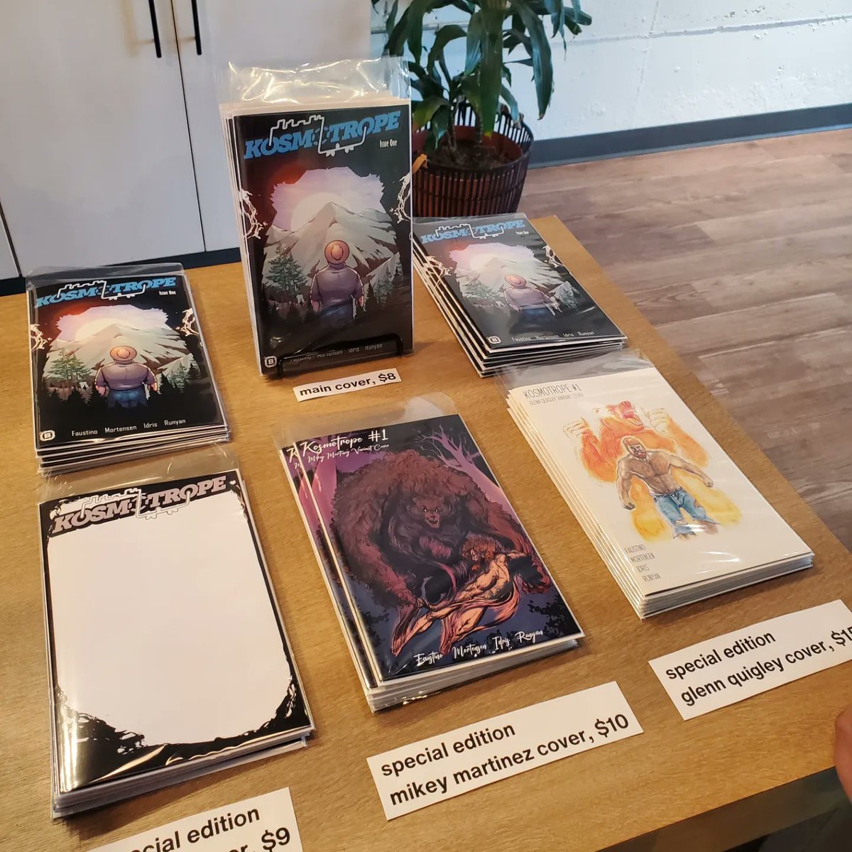 BambooPanel's tweet photo. Well, the Kosmotrope #1 Release Party was awesome!  Thank you so much to Rose and Eugene Presents, this was a wonderful pairing and we appreciate your support!  We also want to give Cultivated in Love a high-five for the beautiful grazing table. Thank you to all who came tonight! https://t.co/U8uUp9hAzE