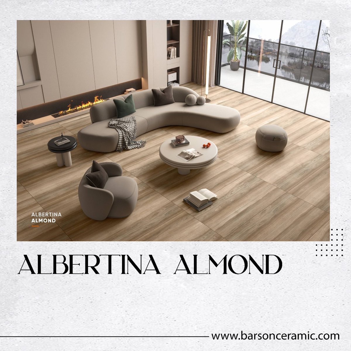 Barsonceramic's tweet image. Give your home the charm it deserves with Albertina Almond! Our premium wooden floors / wood look tiles combine natural beauty with unmatched durability. Create a cozy, elegant ambiance that lasts. Choose Albertina Almond for floors that make every step a pleasure.
#600x1200mm