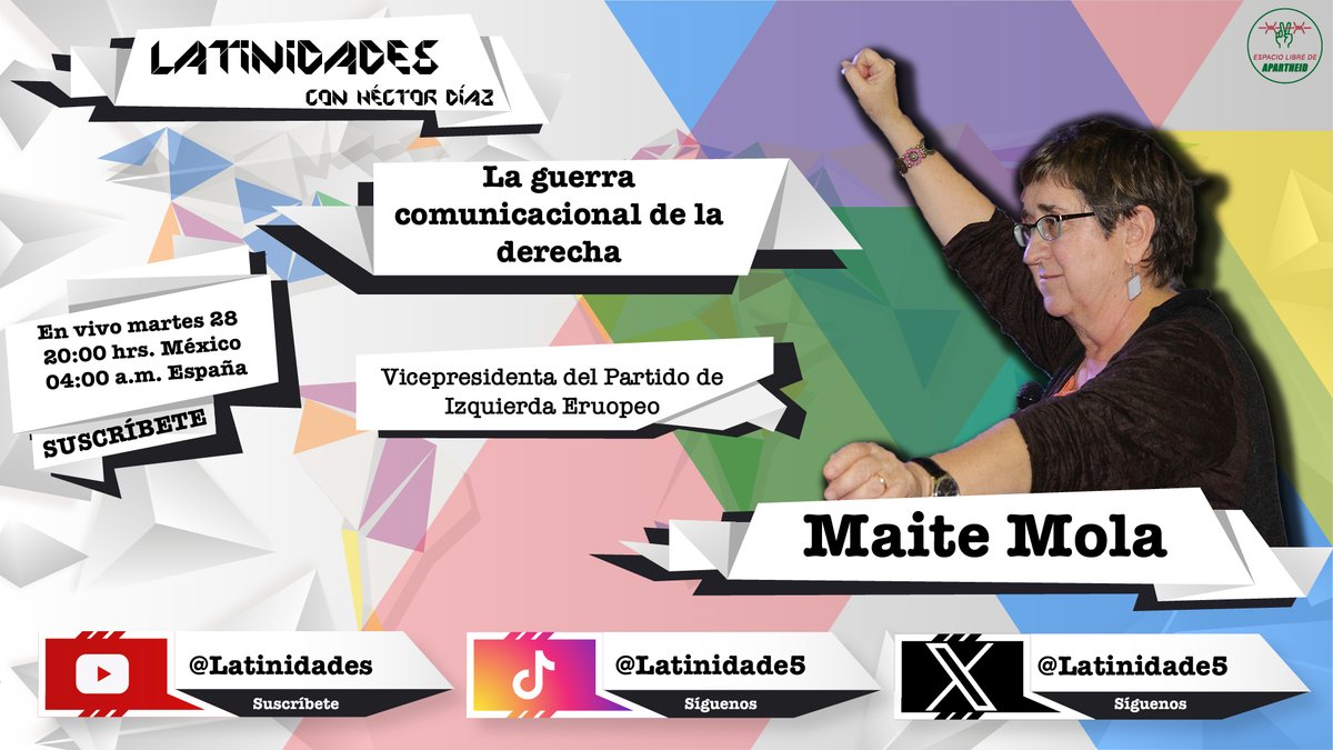 Desde España: La guerra comunicacional de la derecha con Maite Mola y <a href="/HEMAJU/">HECTOR DIAZ</a>
youtu.be/JEaUEEwKB-A