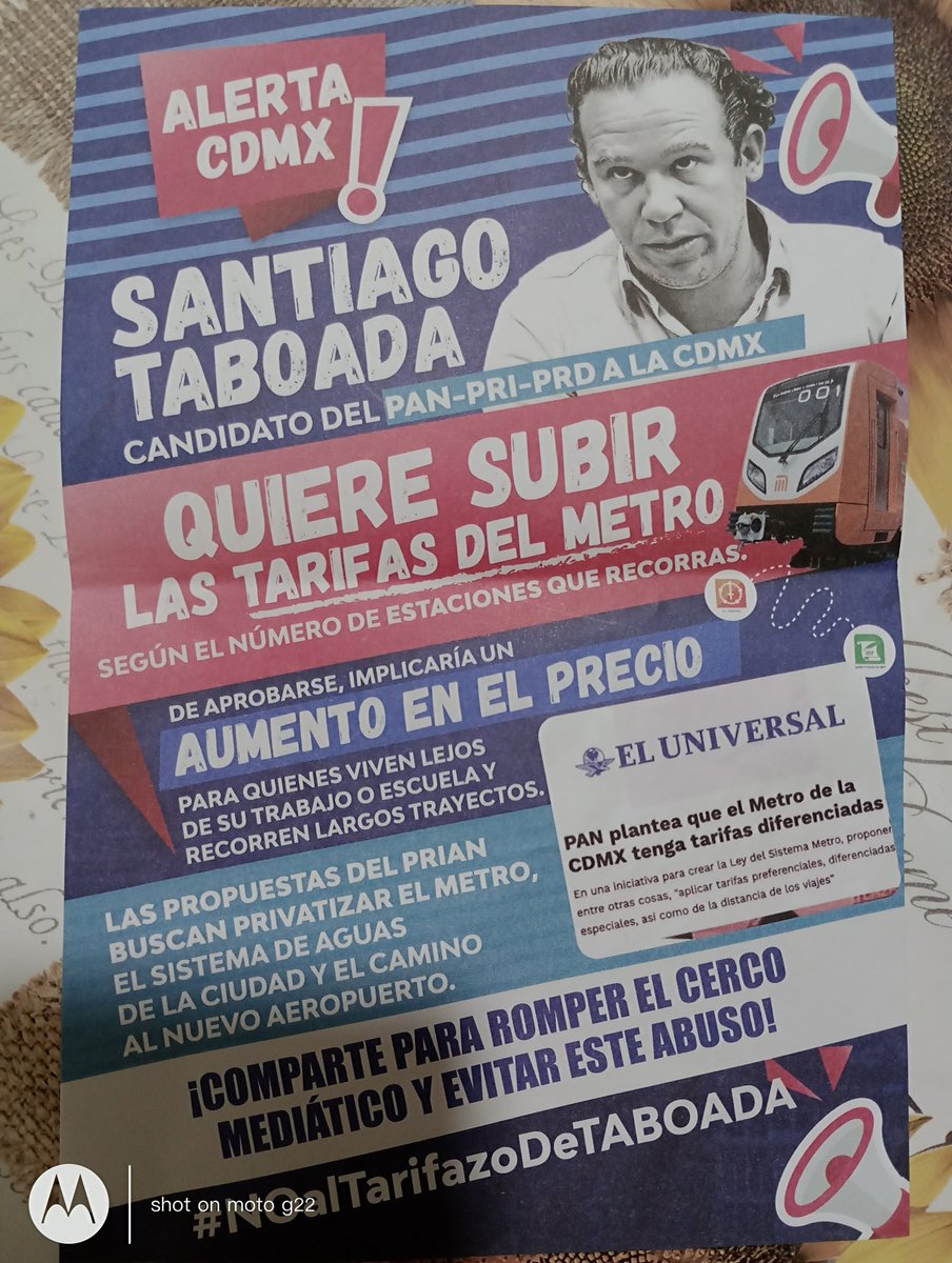 KatrinaCreel's tweet image. Siguen tan desesperados que hoy estuvieron en el Jardín Victoria del #Metro Villa de Cortés a las siete de la tarde repartiendo lo siguiente, aunque nadie lo firma y nadie los pelaba. #TaboadaJefeDeGobierno #SantiagoTaboadaCDMX