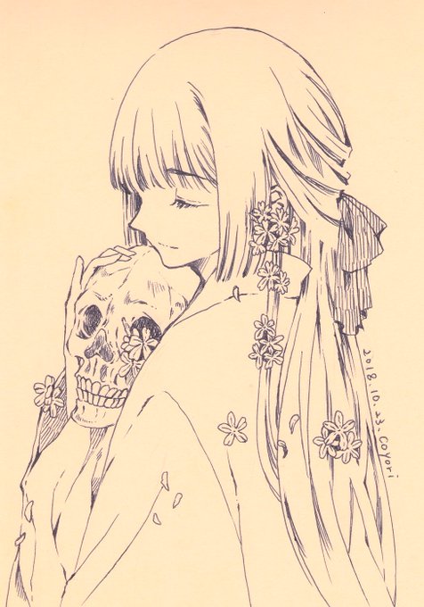 「skull」 illustration images(Latest)